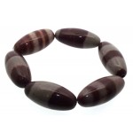 Shiva Lingam Six Gemstone Bead Bracelet